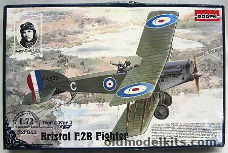 Roden 1/72 Bristol F.2B Brisfit (F-2B / F2B), RD0043 plastic model kit